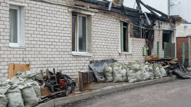 Professional Soot Cleanup technician working in Solon, OH